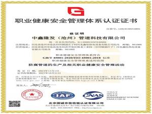 職業(yè)健康安全管理體系認(rèn)